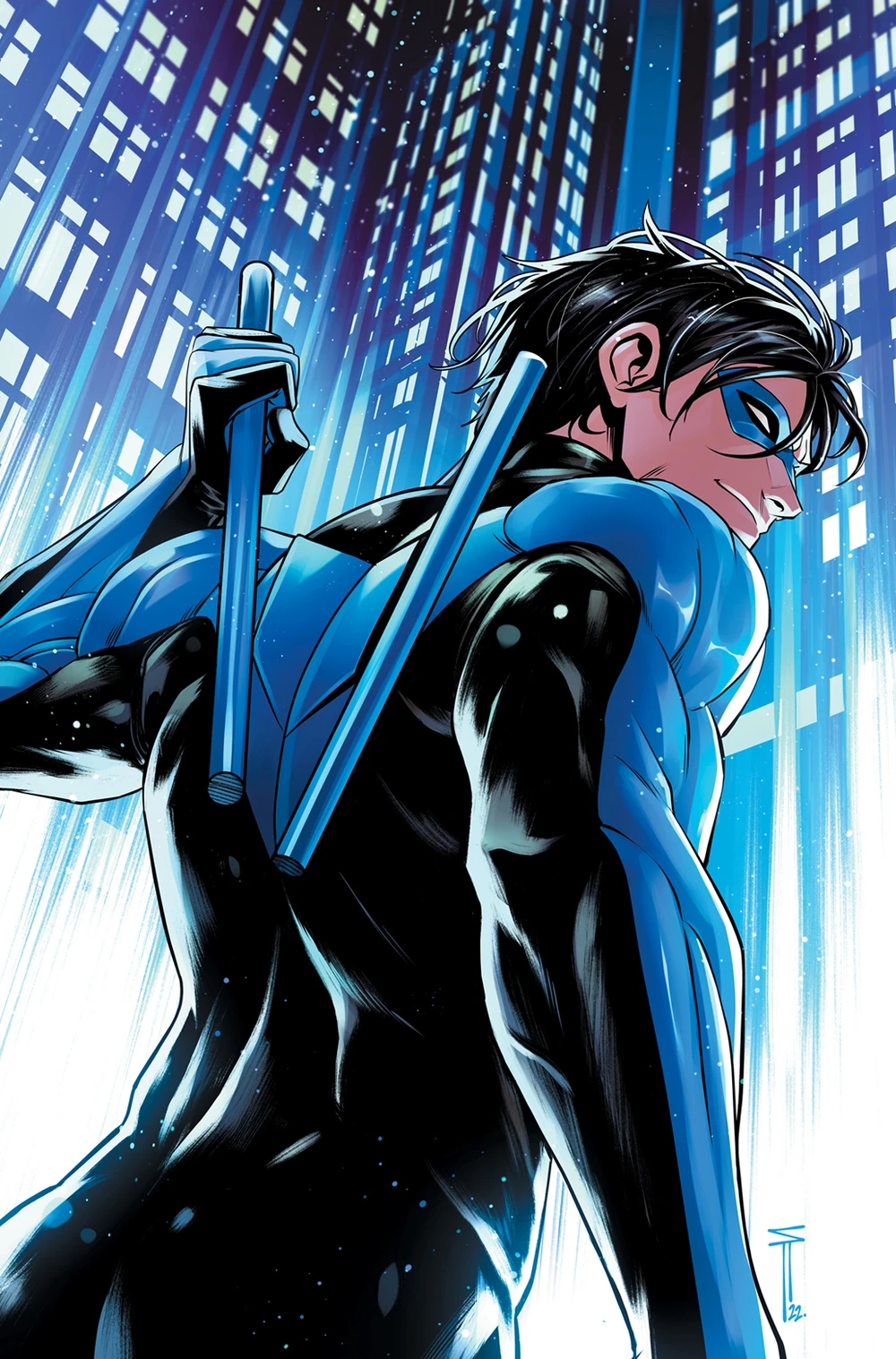 Poster Sur Toile Nightwing Vol 4 #16 - Art DC Comics - Impression Sans Cadre - Neuf